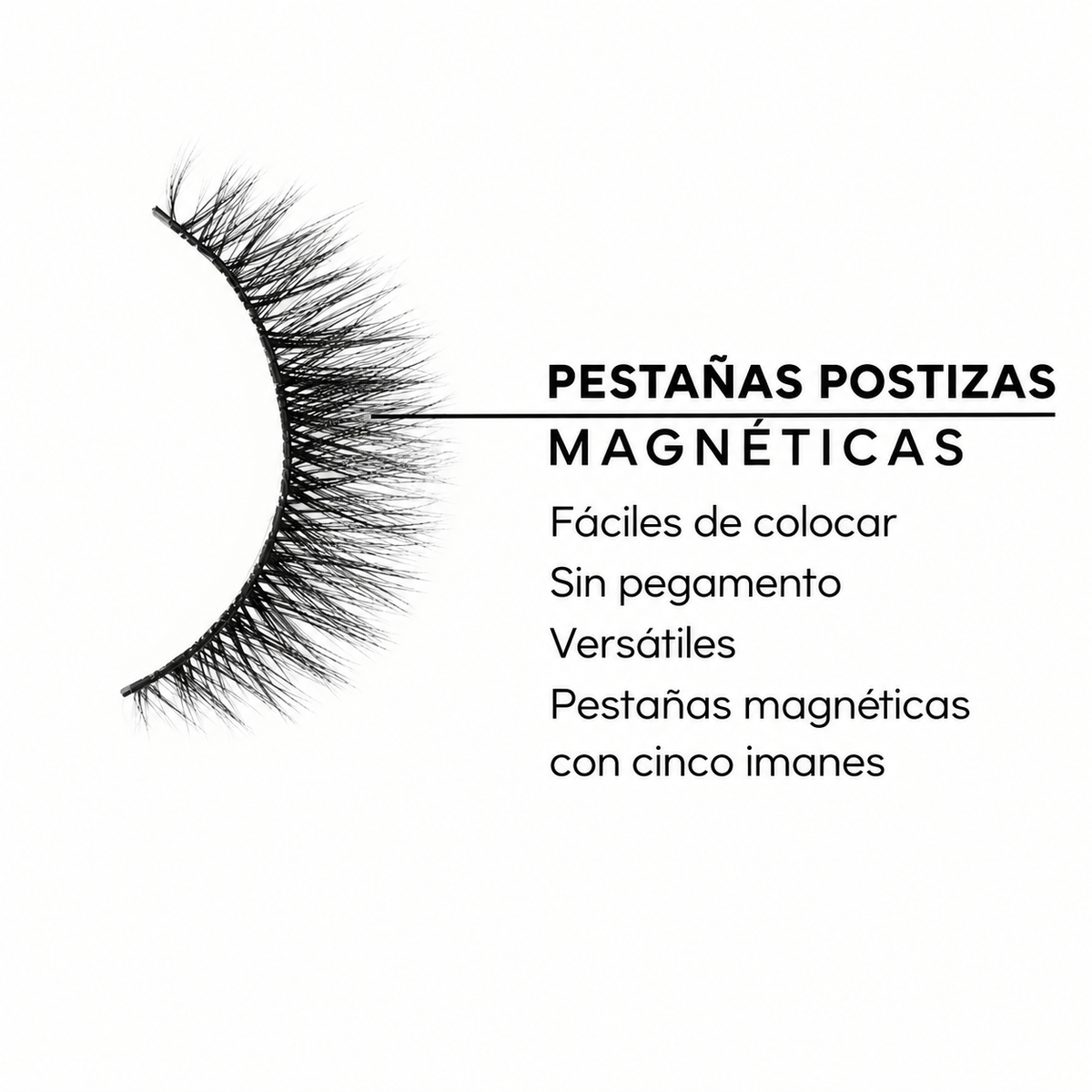 Pestañas magnéticas